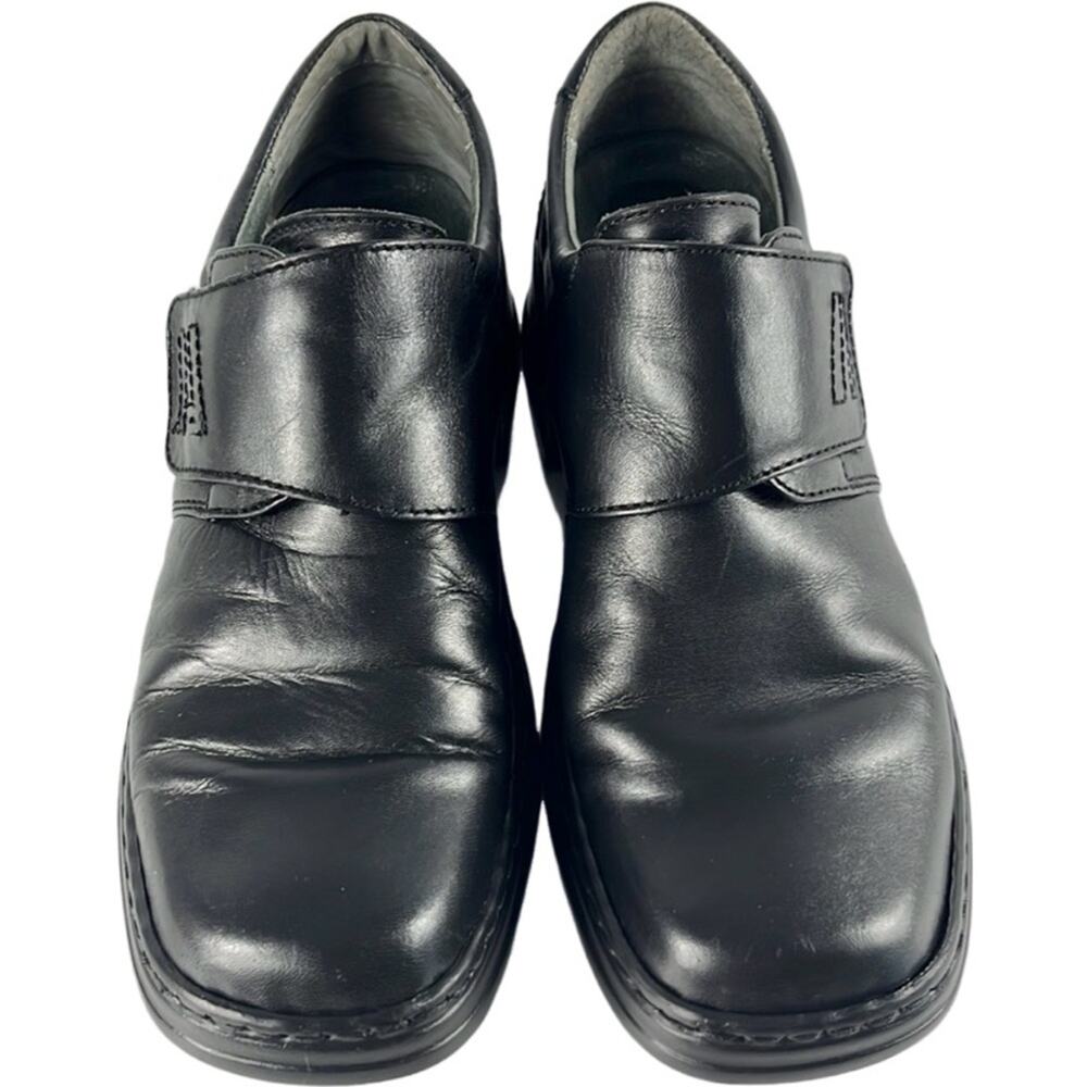 Josef Seibel Black‎ Leather Comfort Loafers Women’s Size 8 - Picture 3 of 9